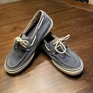 Mens blue Sperry topsiders